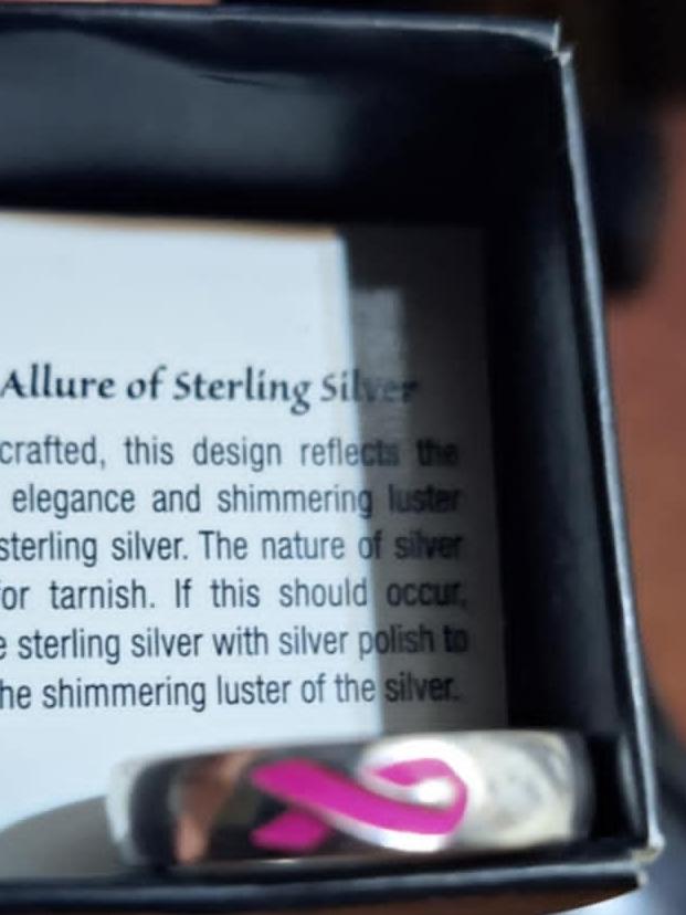 Breast Cancer Crusade Sterling Silver Like A Girl Ring