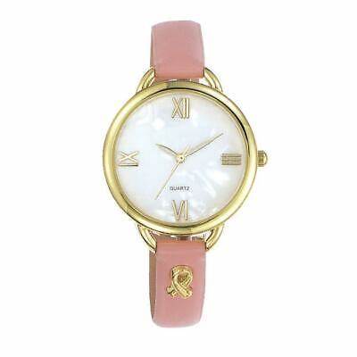 Pink Hope Ribbon Strap Watch