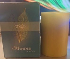 Spafinder No-Flame Candle Green