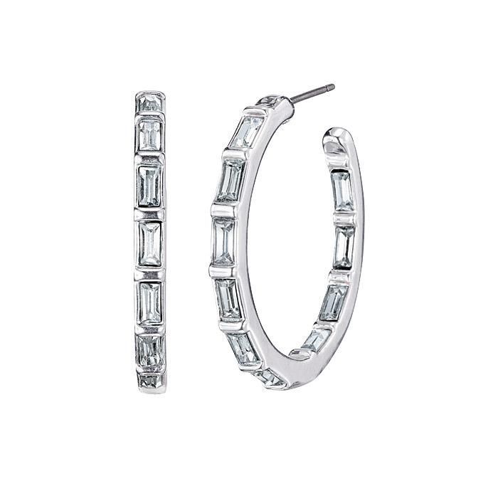 Diamondesque Hoop Earrings