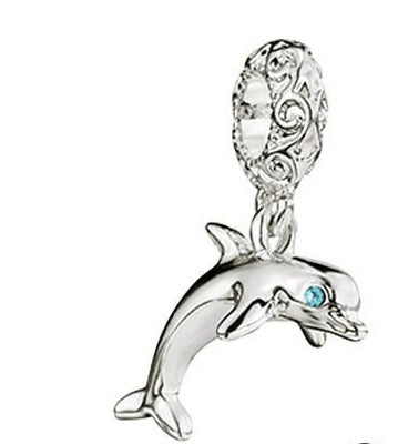 Cherished Memories: Wild Life Animal Charm Dolphin