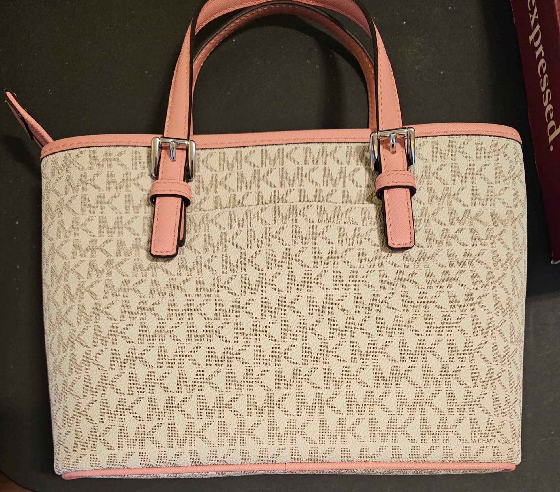 jet set travel extra-small metallic top-zip tote bag MIchael Kors Jet Set Travel Extra-Small Logo Top-Zip Tote Bag – MT Variety_SOME of this, MORE of that