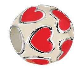 Cherished Memories Adoring Charm Pave Heart Ball