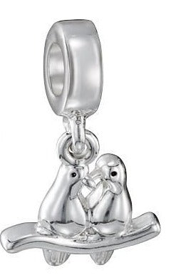 Cherished Memories Adoring Charm Love Bird