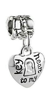 Cherished Memories Love Charm Key To My Heart