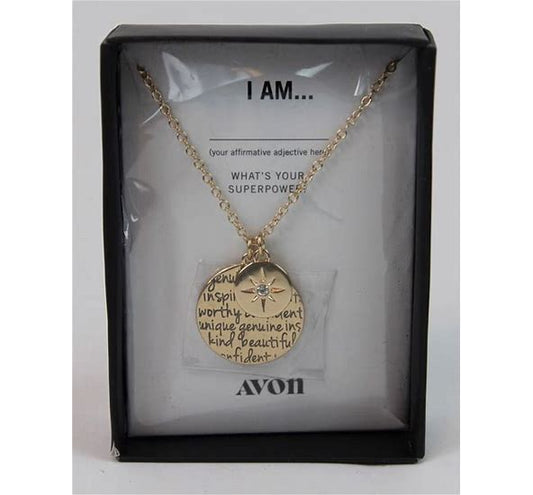 "I am" Necklace Inspirational Necklace