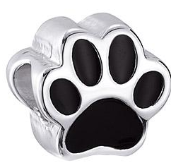 Cherished Memories Pet Lover Charm Paw Print