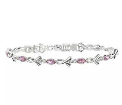 Pink Hope Tennis Bracelet