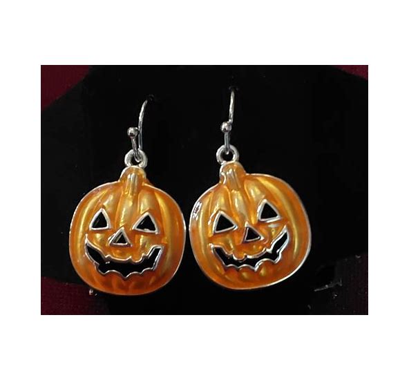 Halloween Time Earrings Pumpkin