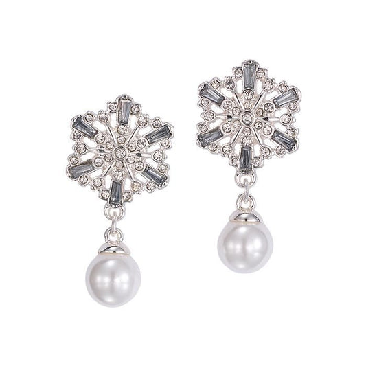 Sparkling Winter Snowflake Earrings