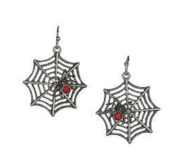 Sparkling Spider Earrings